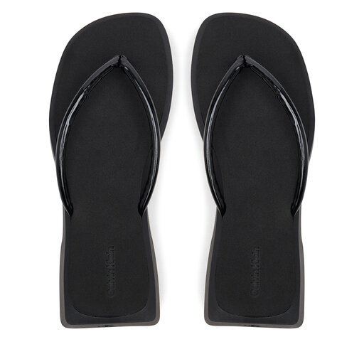 swedk1120 Japonki Calvin Klein Jeans Sq Low Wedge Sandal Stitch