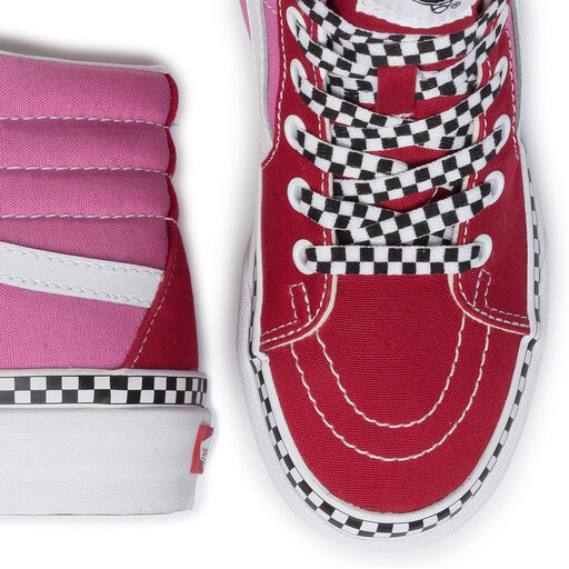 Vans platform rouge cheap