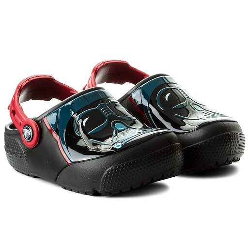 Pantoletten Crocs Funlab Lights Darth Vader 204137 Schwarz eschuhe