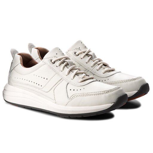 Poltop nky Clarks Un Coast Form 261332487 White Leather eobuv.sk