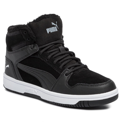 Sneakers Puma Rebound Layup Fur SD Jr 370497 01 Puma Black/Puma • Www.zapatos.es