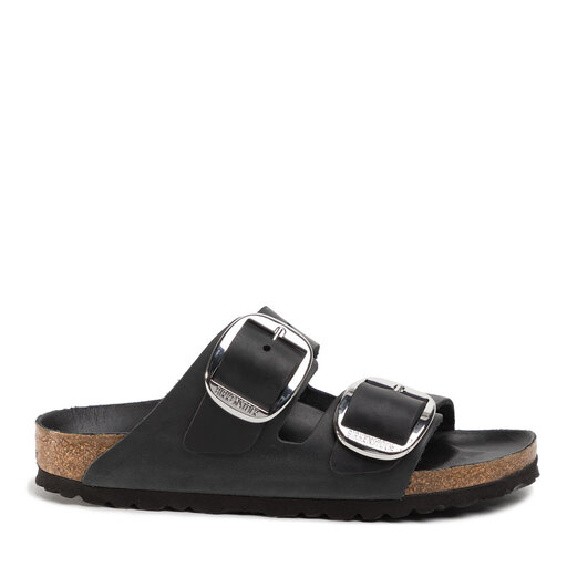 Pantoletten Birkenstock Arizona Big Buckle 1011075 Schwarz eschuhe