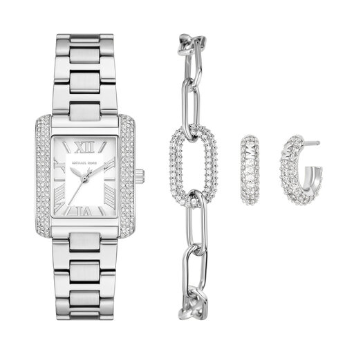 Set montre bracelet et boucles d oreilles Michael Kors Emery MK4839SET Argent chaussures