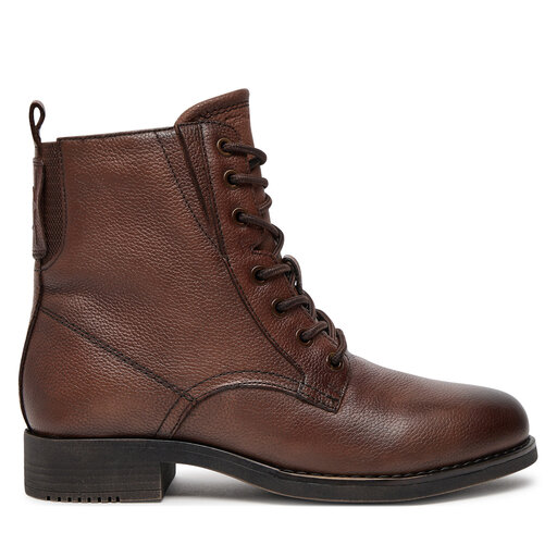 Tamaris Damenstiefeletten Bootsschuhe Tamaris Braun Stiefeletten