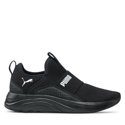 puma black slip on