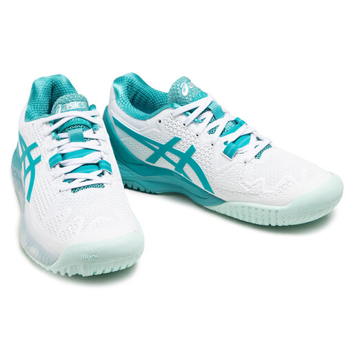Batai Asics Gel-Resolution 8 1042A072 White/Lagoon 106 • Www.eavalyne.lt