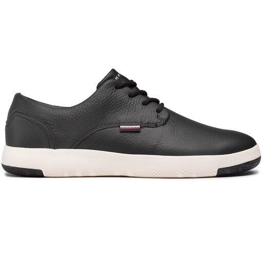 Zapatillas Tommy Hilfiger Lighweight City Leather Shoe FM0FM02862 Negro zapatos.es
