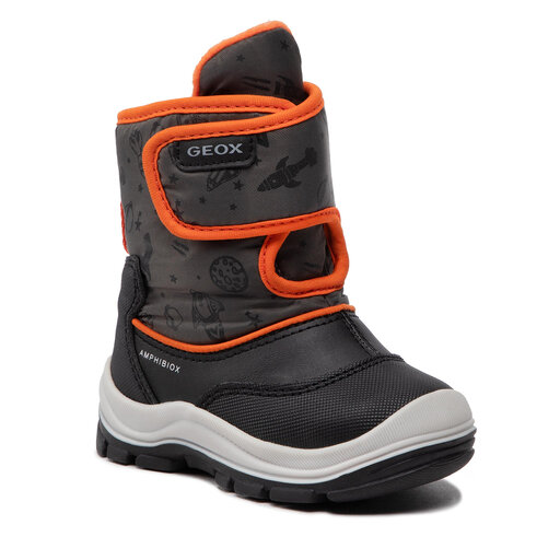 Botas de nieve B Flanfil Abx E 0CEFU C9150 M Black/Fluo Orange zapatos.es