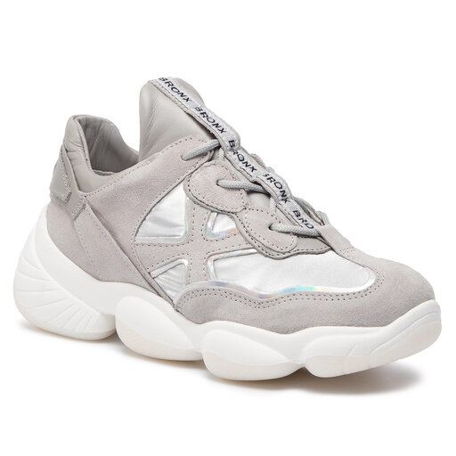 Sneakersy Bronx 66240-CP BX 1574 Szary | eobuwie.com.pl