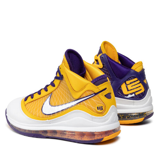 Scarpe Nike Lebron VII Qs CW2300 500 Court Purple White Amarillo