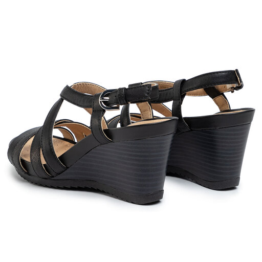 Sandales Geox D New Rorie A D02P3A 05404 C9999 Noir
