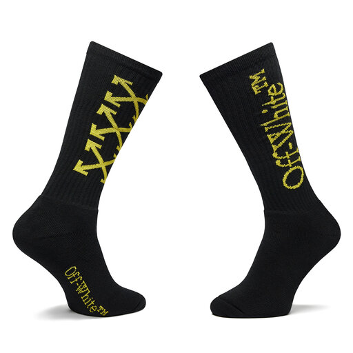 Chaussettes hautes homme Off White OMRA075S23KNI0011018 Noir