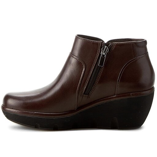 Bottines Clarks Clarene Sun 261203084 Taupe Leather chaussures