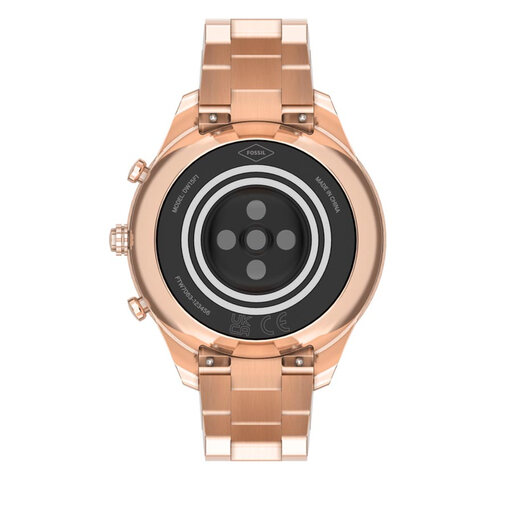 Fossil q rose 2025 gold