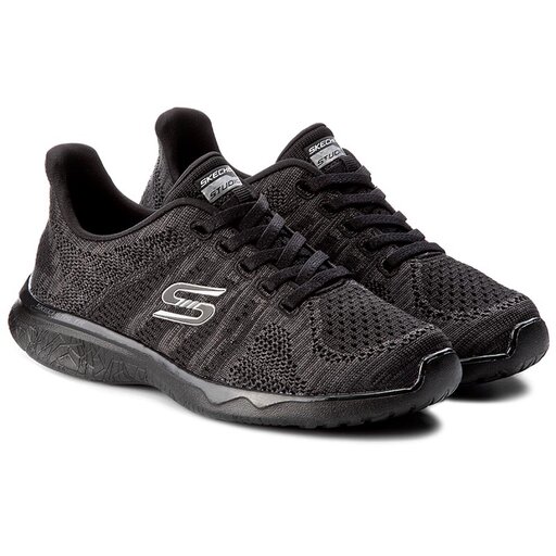 Buty Skechers Edgy 23388 BKCC Black Charcoal eobuwie .pl