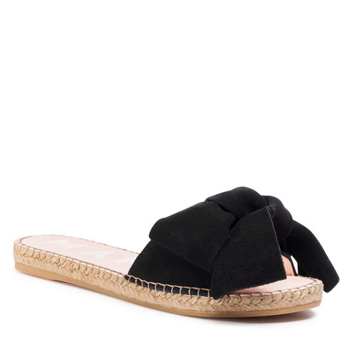 Black sandals espadrilles clearance