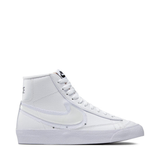 all white nike mid blazer