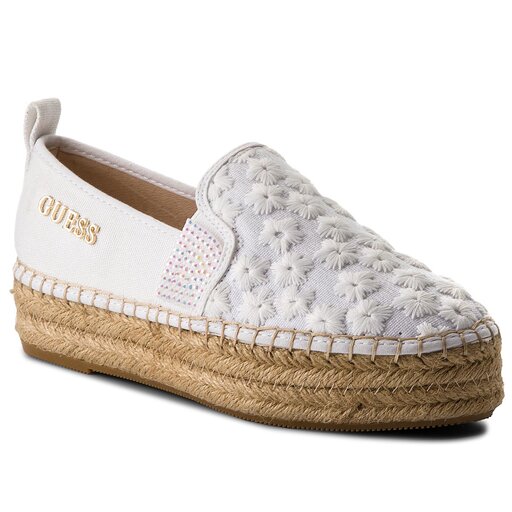 Espadrilles Guess Rela FLRLE2 FAB14 Blanc chaussures.fr