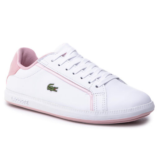 Sneakersy Lacoste Graduate 119 1 Sfa 7 37SFA00311Y9 Wht Lt Pnk