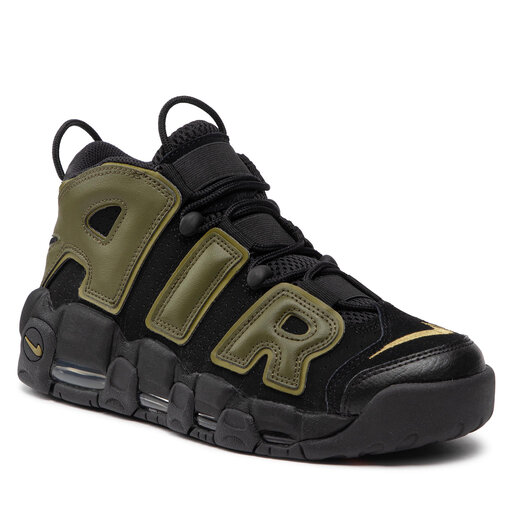 Nike uptempo green and black 2025