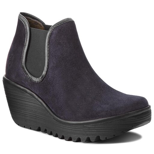 Botas Fly London Yat P500506044 Navy Black zapatos.es