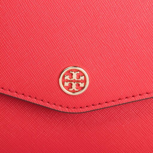 Tory Burch Brilliant Red Robinson Small Top-handle Satchel