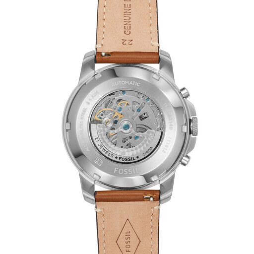 Montre Fossil Grant Sport ME3140 Light Brown Silver Steel Blue