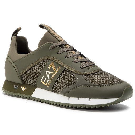 Sneakers EA7 Emporio Armani X8X027 XK050 N247 Grape Leaf/Gold Training ...