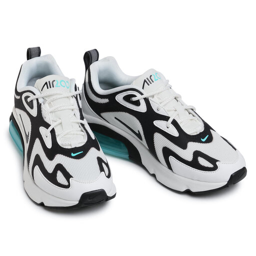 nike air max 200 white and black