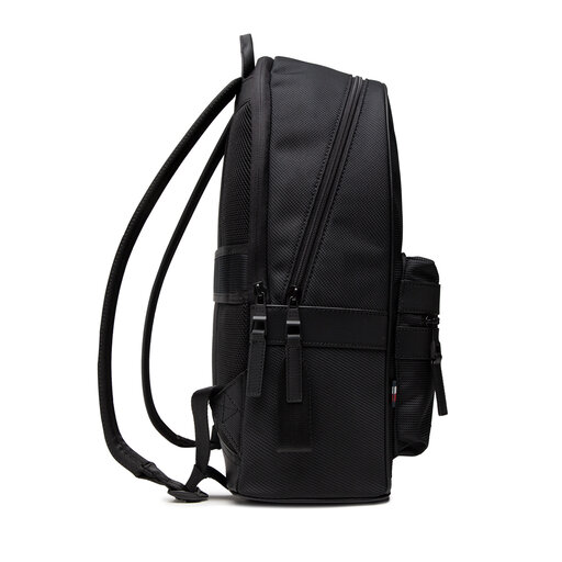 Hátizsák Tommy Hilfiger Elevated Nylon Backpack AM0AM07585 Fekete