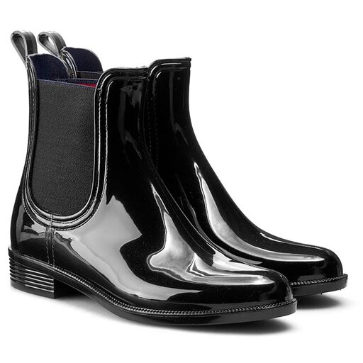 Kalosze Tommy Hilfiger Odette 1R FW56819930 Black 990 eobuwie .pl