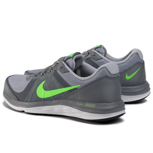 Zapatos Nike Dual Fusion 2 (GS) 820305 003 Cool Grey/Vltg Grn/Wlf • Www.zapatos.es