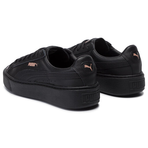 Puma basket cheap metallic rose gold