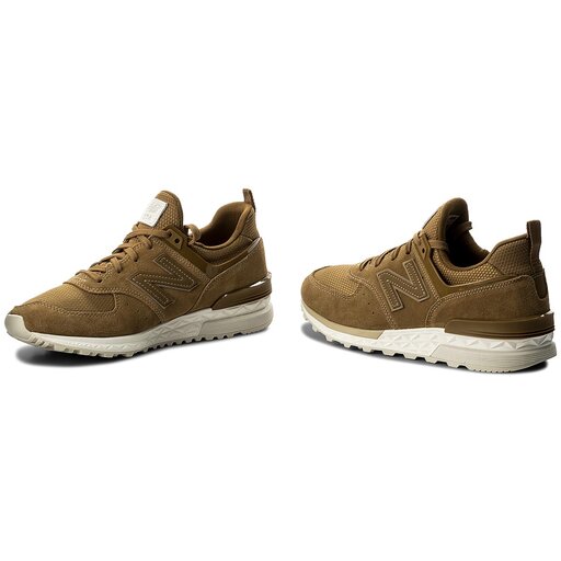 Sneakers New Balance MS574FSB Marrone escarpe