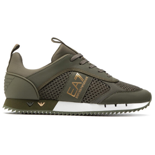 Emporio armani logo trainers cheap