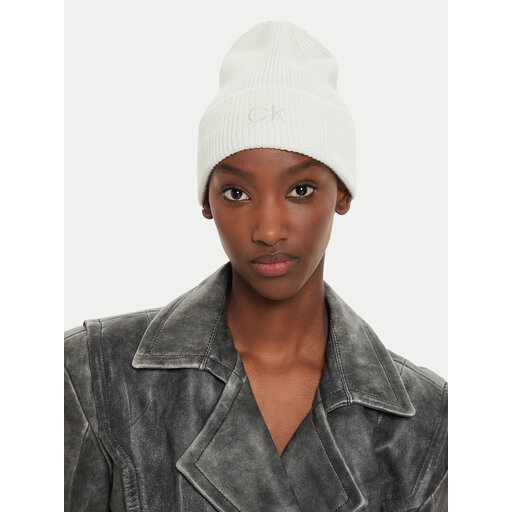 Calvin klein beanie white new arrivals