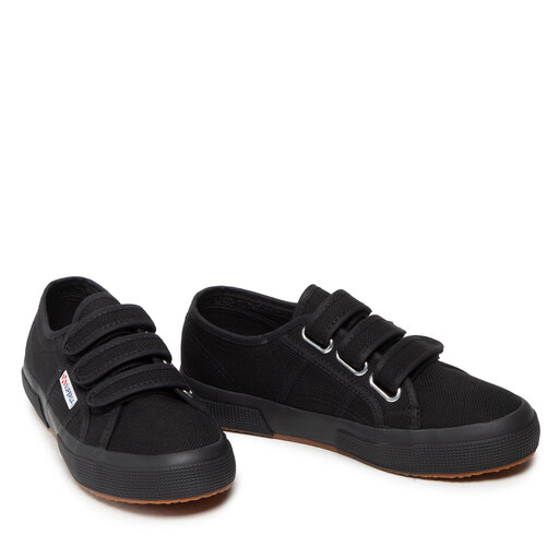 Sneakers aus Stoff Superga 2750 Cot 3 Strapu S00BN20 Schwarz eschuhe