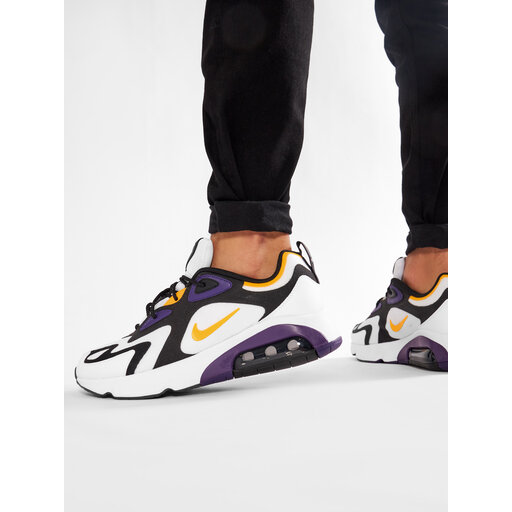 Air max 200 white and orange on sale