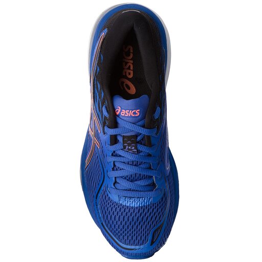 Batai Asics Gel-Cumulus 19 T7B8N Blue Purple/Black/Flash Coral 4890 •  Www.eavalyne.lt