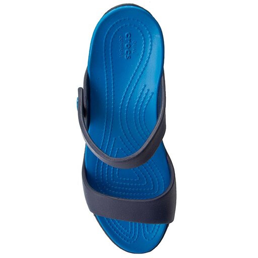 Pantoletten Crocs Cleo V 204268 Dunkelblau eschuhe