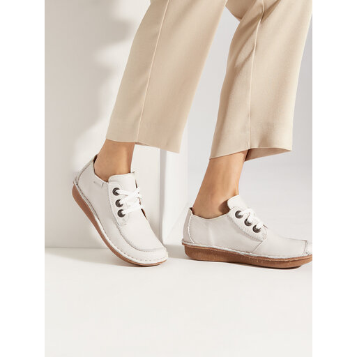 Clarks funny dream white discount