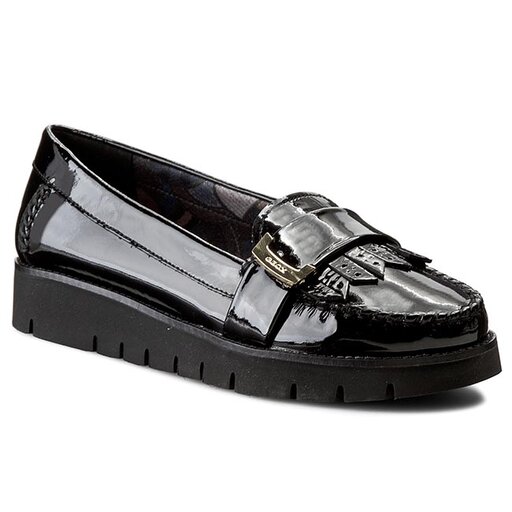 Polobotky Geox D Blenda A D540BA 000EV C9999 Black eobuv.cz