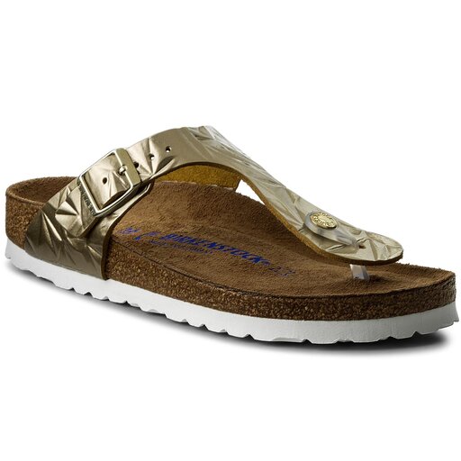 Zehentrenner Birkenstock Gizeh Bs 1008468 Goldfarben eschuhe