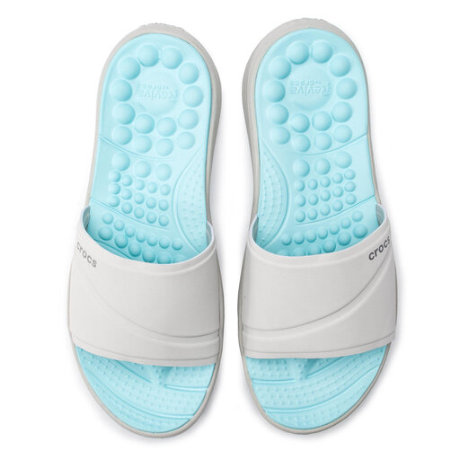Crocs Reviva Slide W 205474 White Pearl obuvki.bg