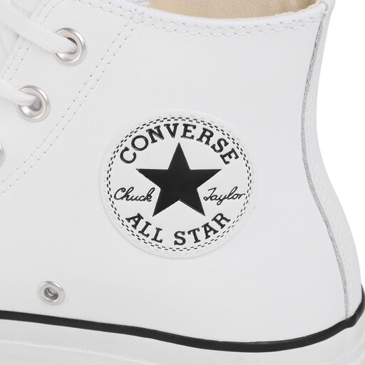 Bambas Converse Chuck Taylor All Star Lift Clean Hi 561676C Blanco