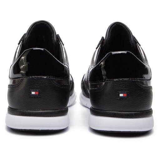 Zapatillas Tommy Hilfiger Tommy Essential Leather Sneaker FW0FW03688 Negro zapatos.es
