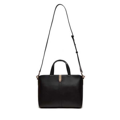 Rankinė Tommy Hilfiger Heritage Satchel AW0AW16318 Juoda