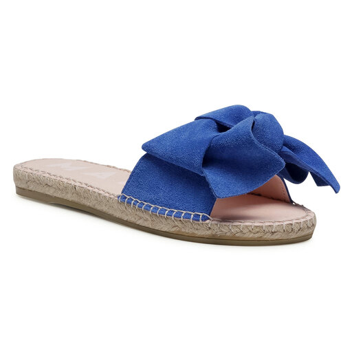 electric blue flip flops