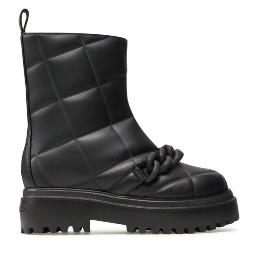 Stiefeletten Le Silla Stivaletto Ranger Fod. Montone 6411T020M1MMFAK001 Schwarz