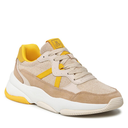 Damenschuhe Marco Polo Sneaker Gelb Marc O'Polo Damen Sneaker Gelb